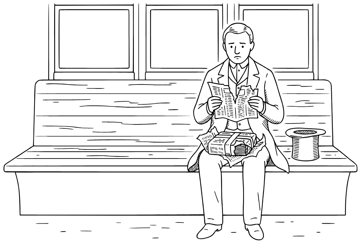 Ilustración del texto: La novela en el tranvía